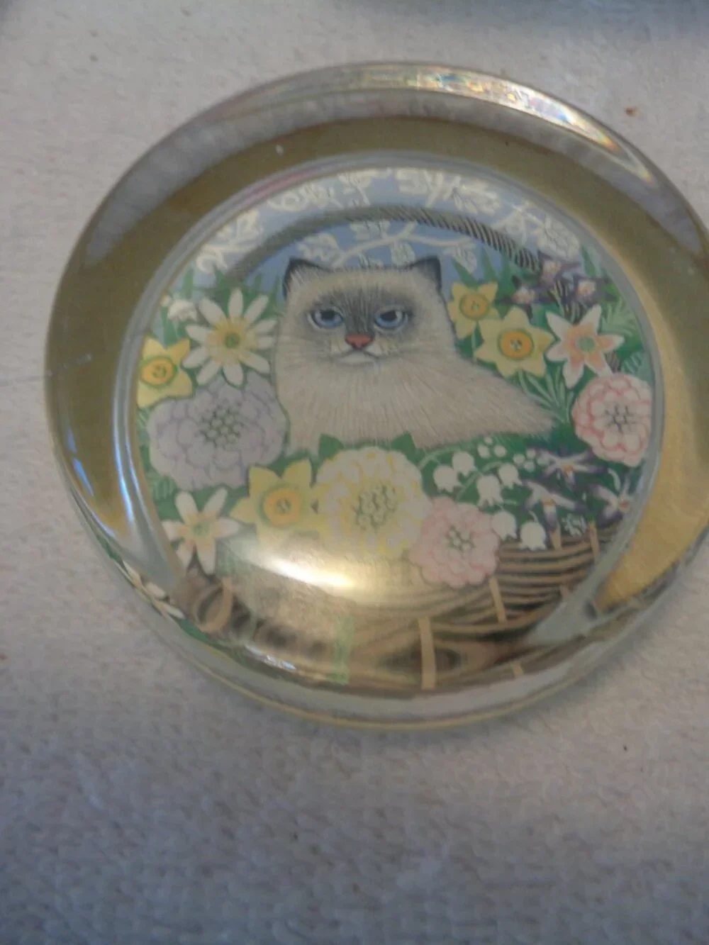 OLD & EARLY HAIRBRUSH VINTAGE CUP 70S PAPERWEIGHT AVON CAT LOOSE RHINE LOT